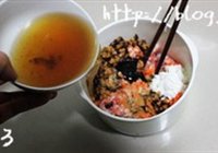 冬菇胡萝卜肉馅包子的做法 步骤3