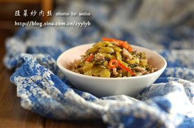 酸菜炒肉丝