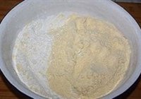 红豆玉米面发糕的做法 步骤1