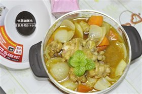 快蒸咖喱鸡
