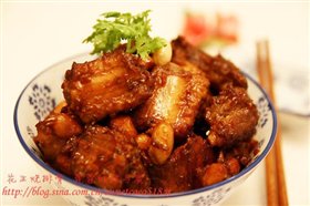 花生烧排骨