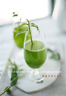 蜂蜜铁皮石斛汁