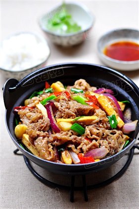 肥牛炒豆干