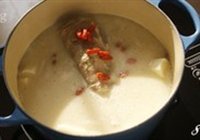 豆浆炖羊腿的做法 步骤8