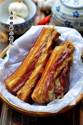 自制湖南烟熏腊肉