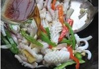 盐爆鱿鱼卷的做法 步骤10