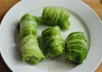 娃娃菜板栗卷的做法 步骤10