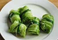 娃娃菜板栗卷的做法 步骤11