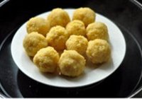黄金米圆子的做法 步骤6