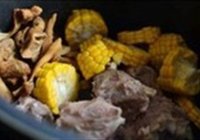 豆浆菌菇玉米煲的做法 步骤4