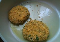 玉米饼天贝汉堡的做法 步骤4