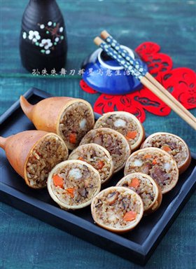 鱿鱼米肠