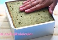 抹茶奶油蛋糕的做法 步骤17