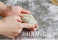 豆角榨菜素蒸饺的做法 步骤10