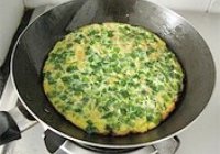 韭菜蛤蜊煎蛋的做法 步骤11