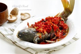 豉汁菇片剁椒鱼