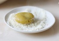 椰香红薯饼的做法 步骤8
