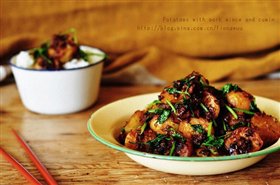 孜然肉糜土豆