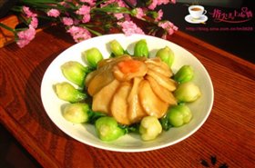 素鲍菜芯