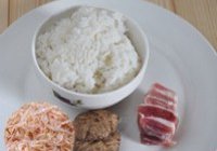 香菇肉丁油饭的做法 步骤1
