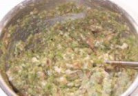 鲍芹鲜肉脆皮锅贴的做法 步骤3