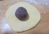 南瓜红豆饼的做法 步骤6