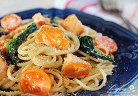 三文鱼奶油全麦意面的做法 步骤6