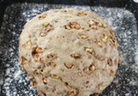 核桃黑麦面包的做法 步骤4