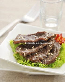 梨汁烤牛肉